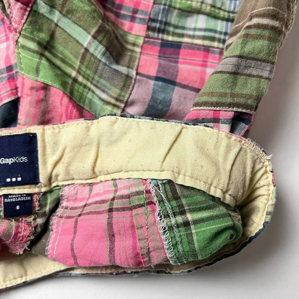 GAP kids plaid